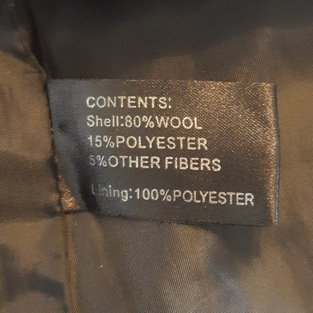 Giacca wool blend peacoat sz PS - Picture 2 of 6